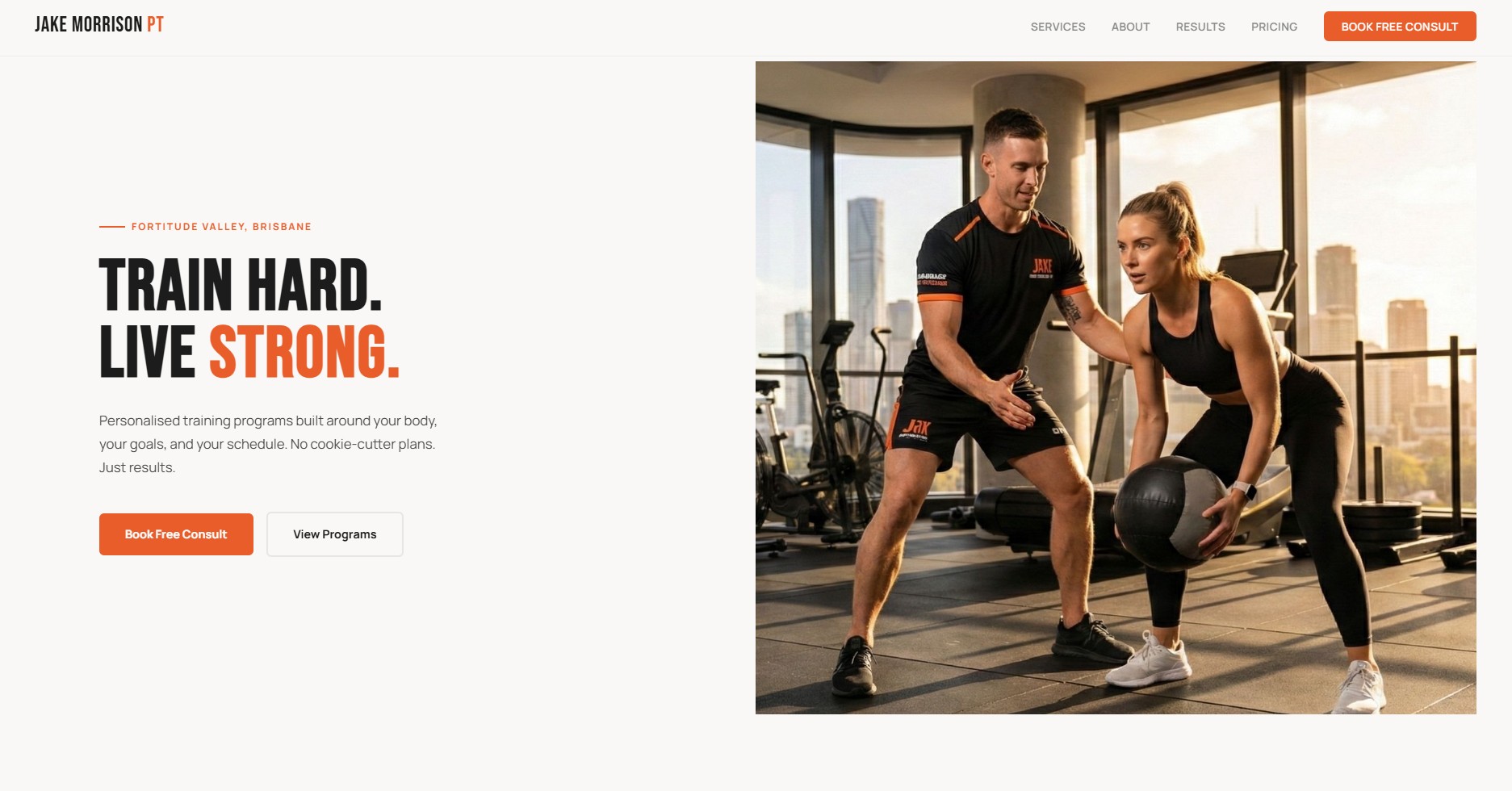 Jake Morrison PT website